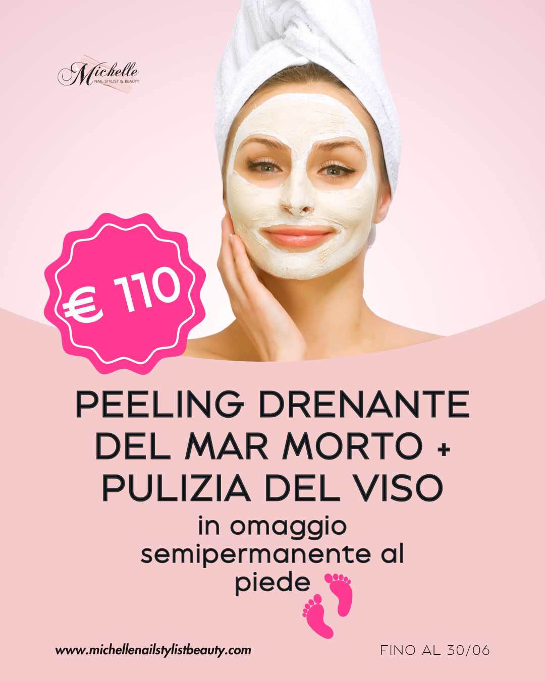 33.02-06 - POST EXTRA - PROMO Peeling drenante del mar morto + Pulizia del viso.1