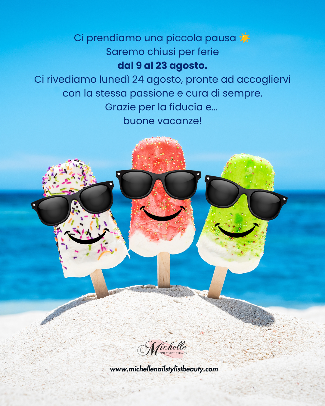 18.02-07 - POST EXTRA - Saremo chiusi per ferie dal 9 al 23 agosto.3